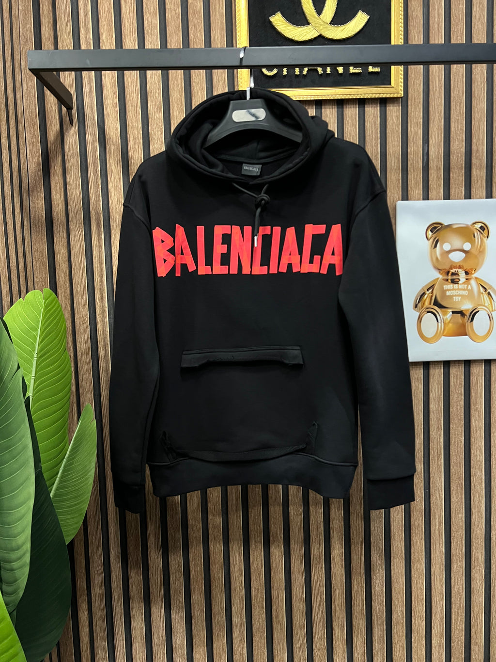 Balenciaga Φούτερ με κουκούλα b-11