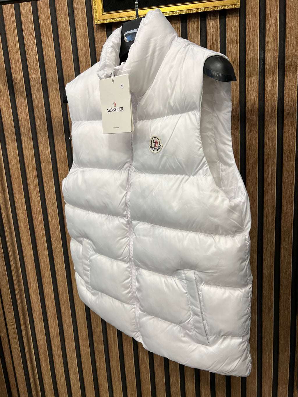 Αμάνικο Moncler white m-5443