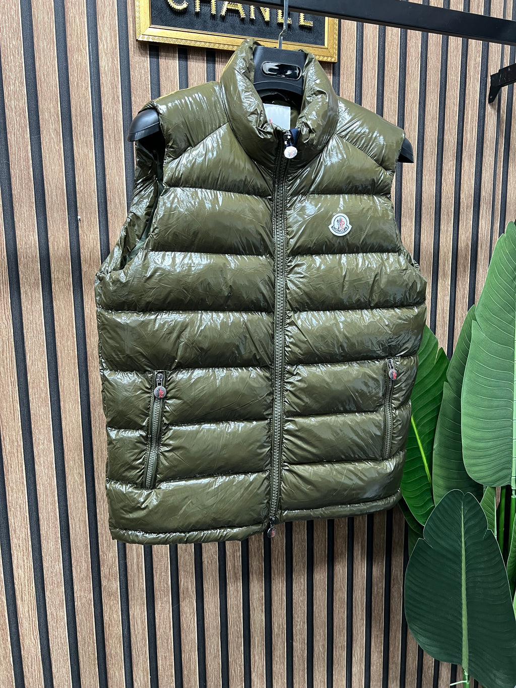Moncler αμάνικο χακί m-0023