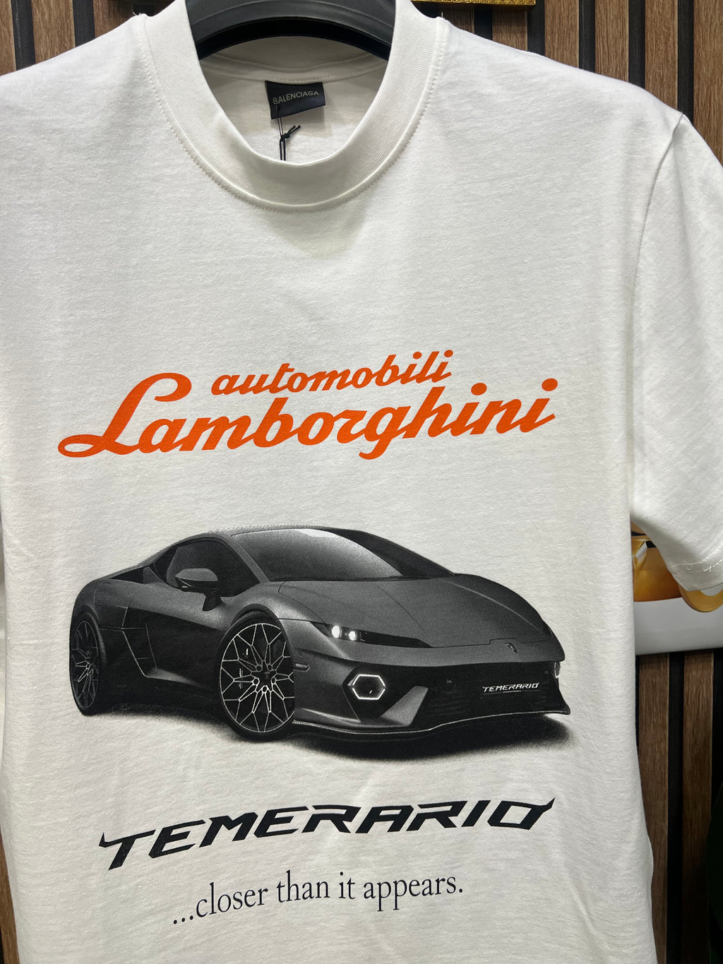 T-shirt Balenciaga Lamborghini b-675