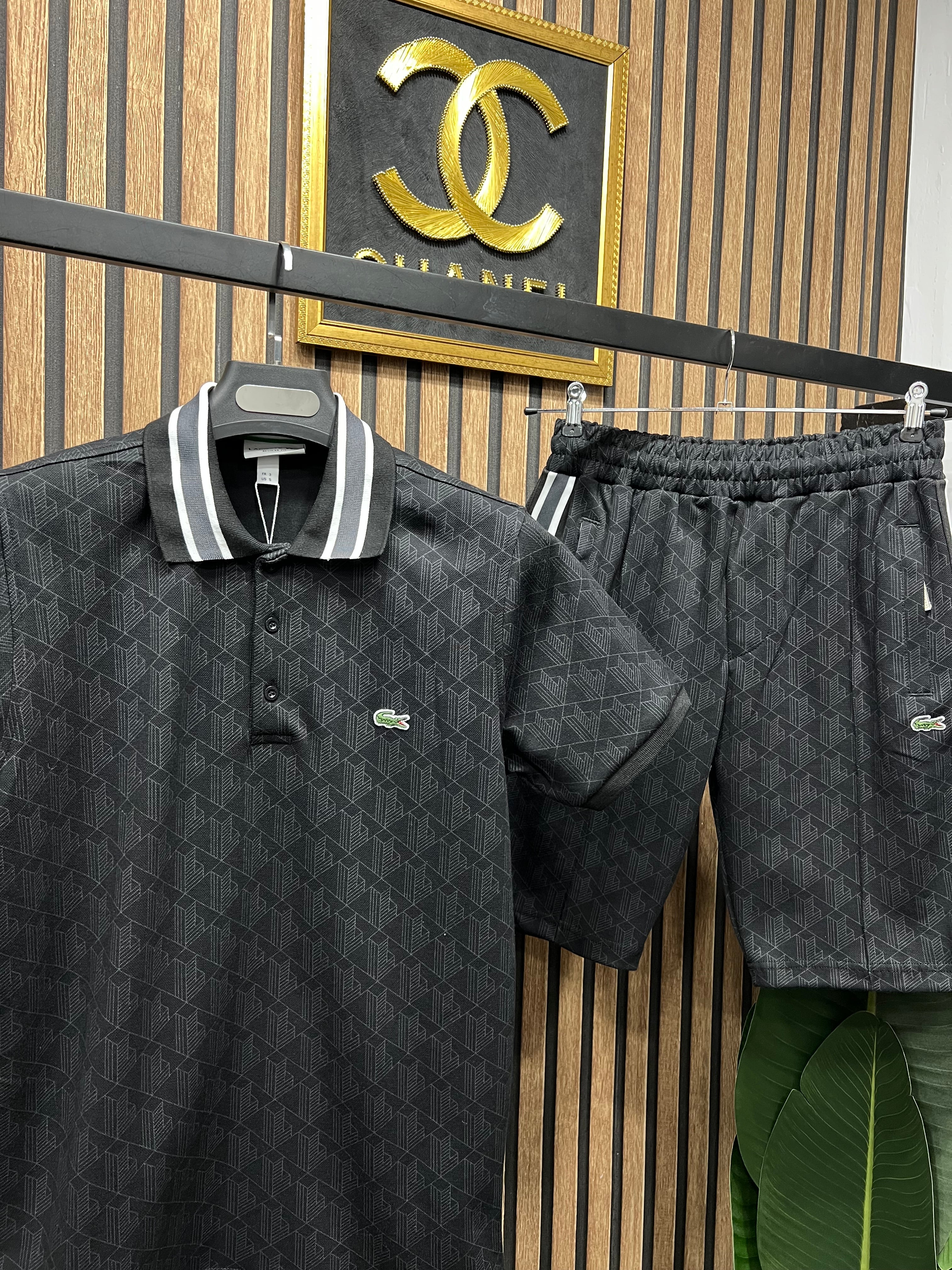 Lacoste σετ με βερμούδα l-224