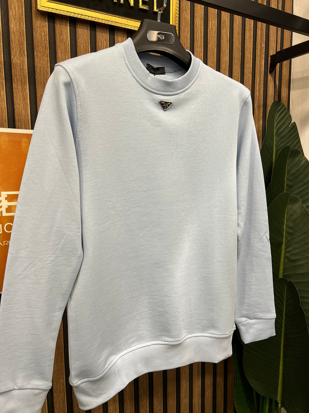 Prada φούτερ baby blue p-309