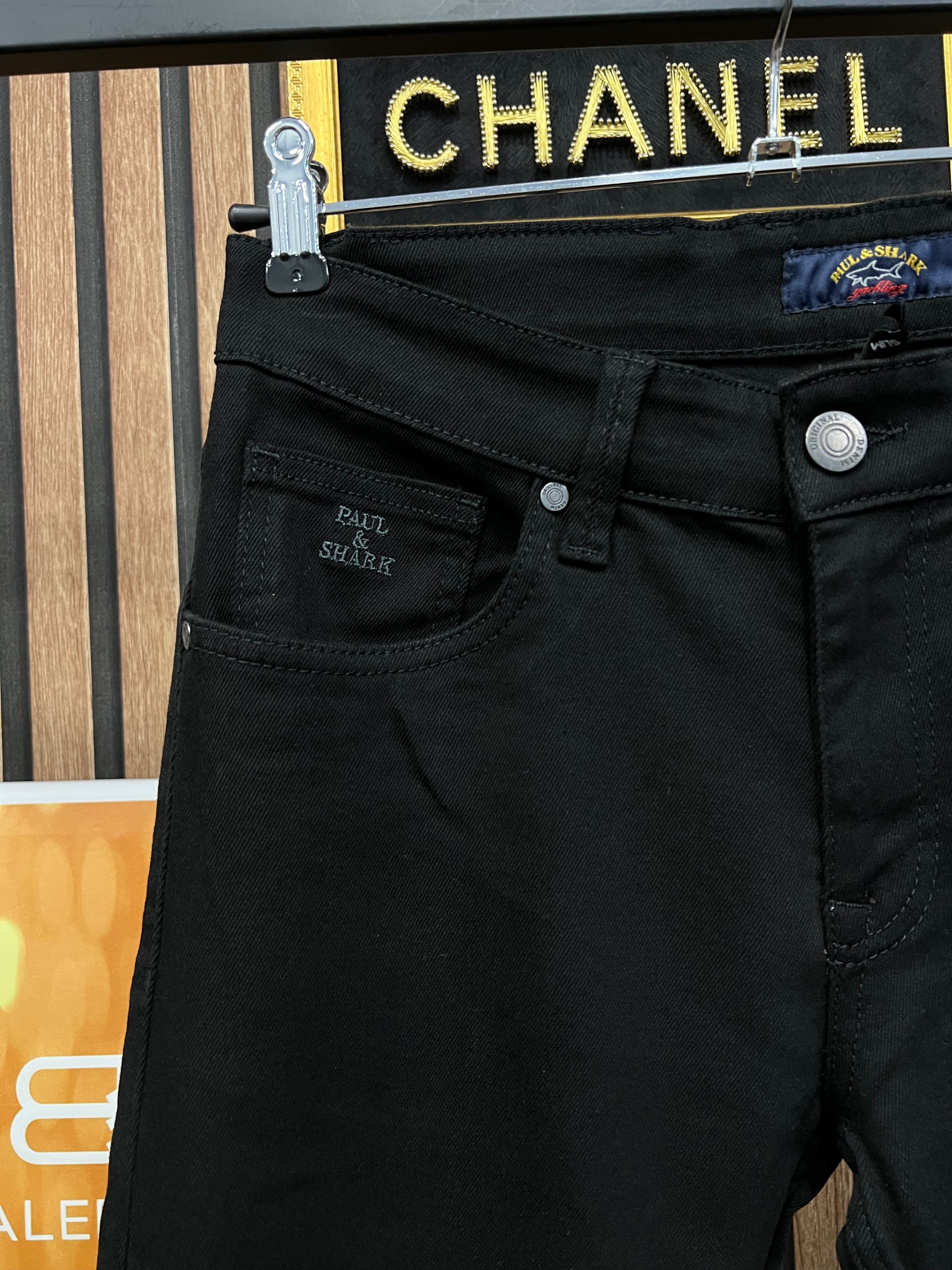 Jeans μαύρο παντελόνι Paul & Shark p-608