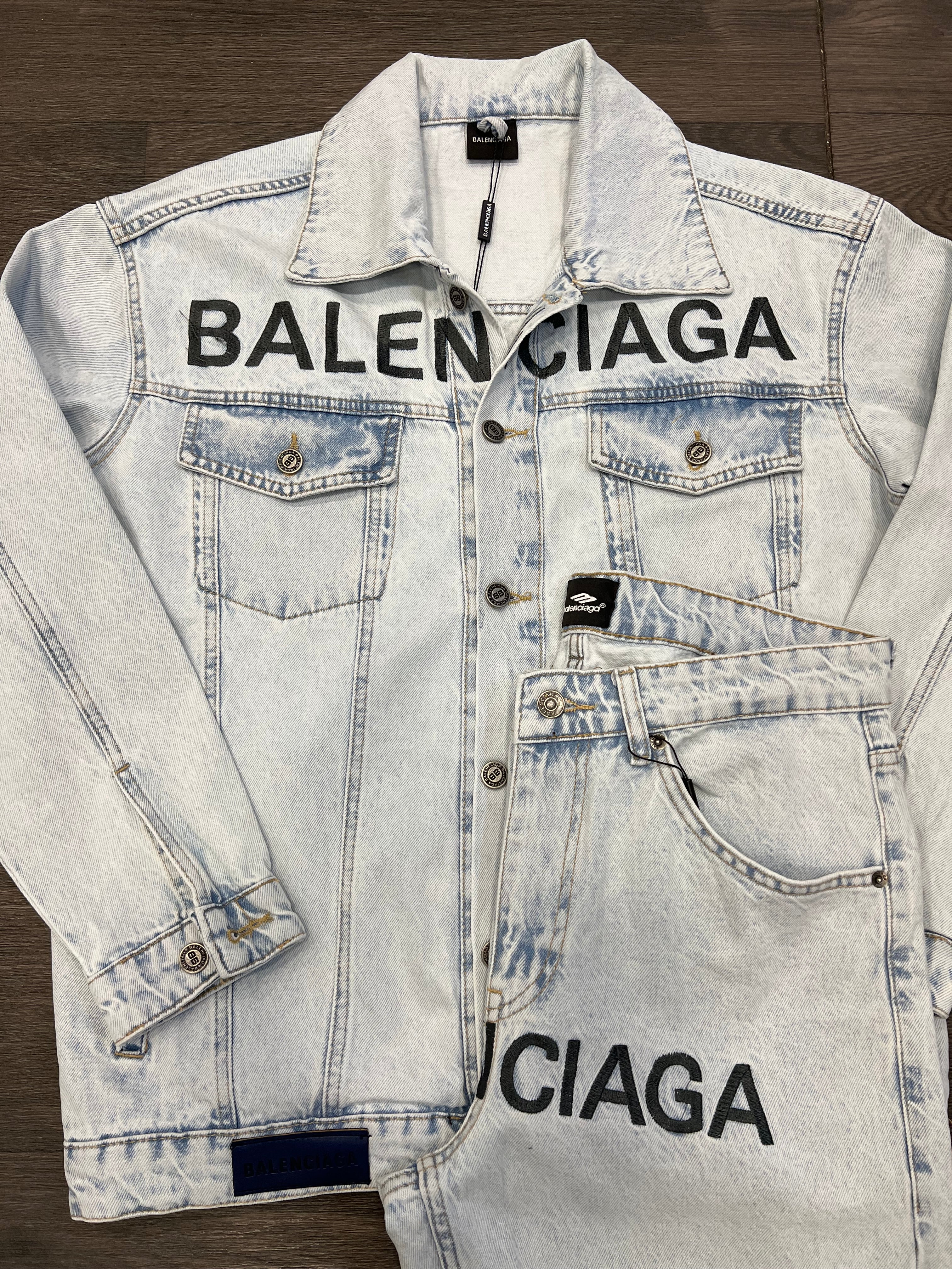 Balenciaga jeans σετ b-4467