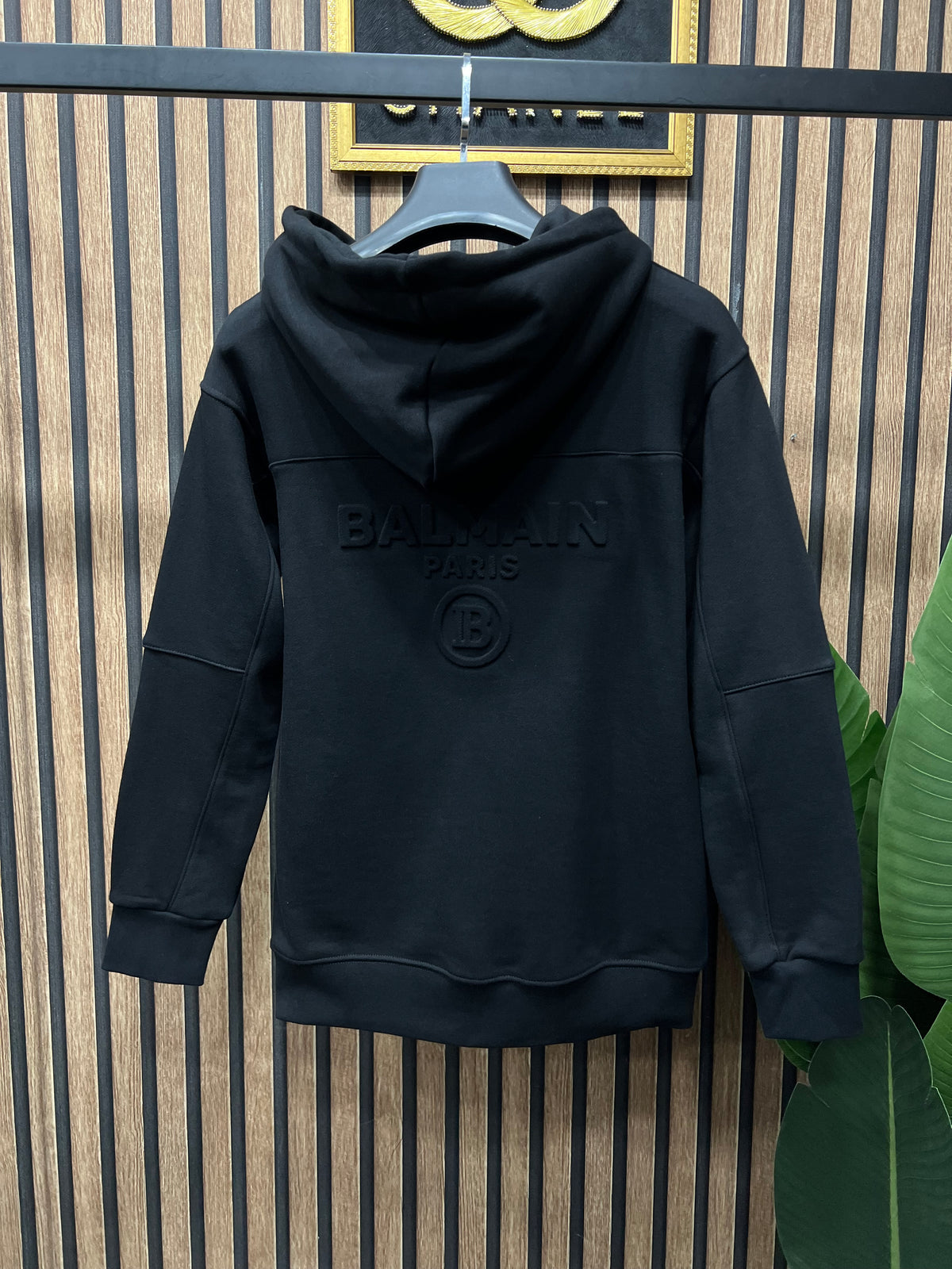 Balmain φούτερ ζακέτα με κουκούλα b-0044