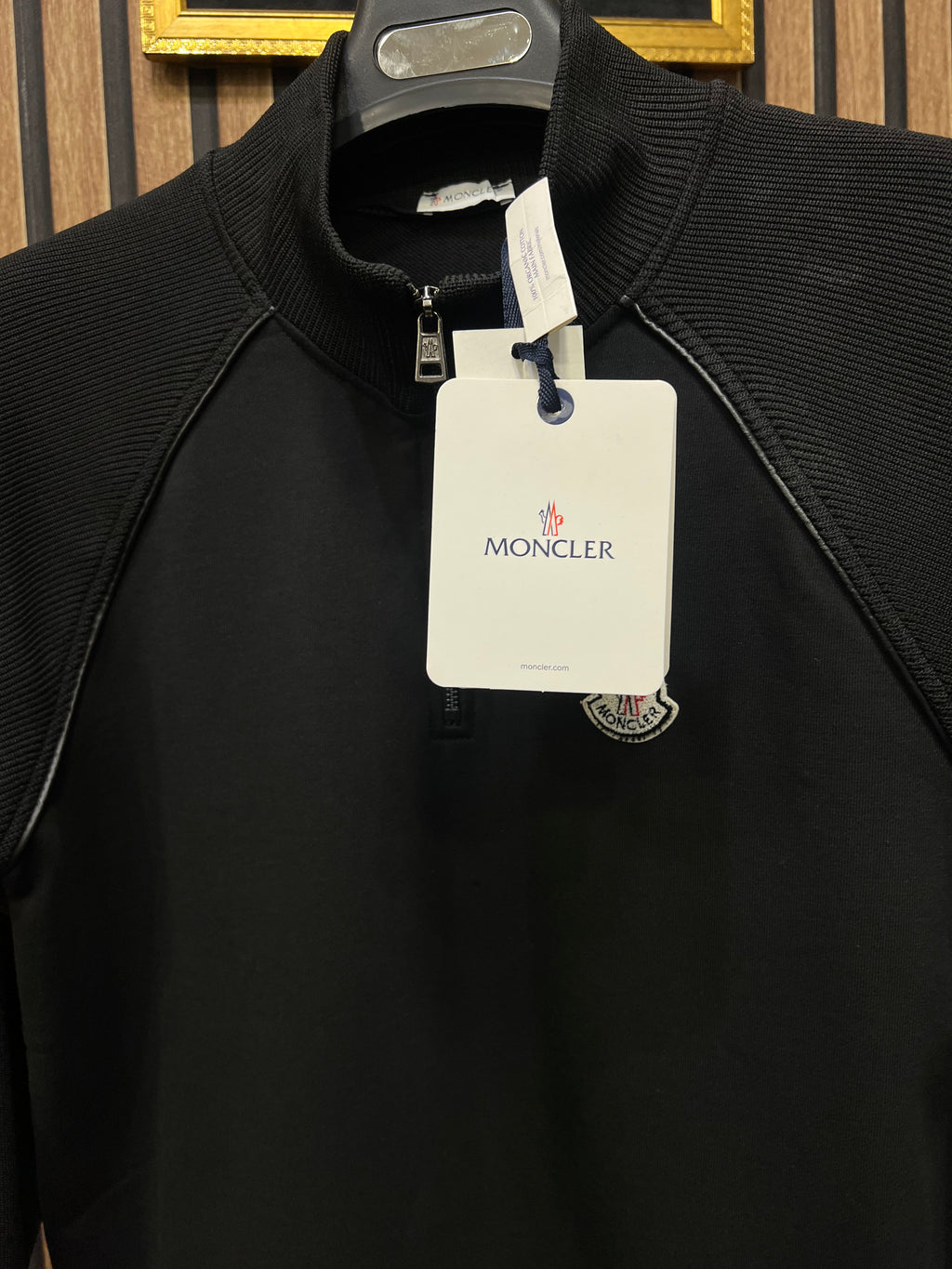 Moncler φούτερ πλεκτό στο   μανίκι m-697