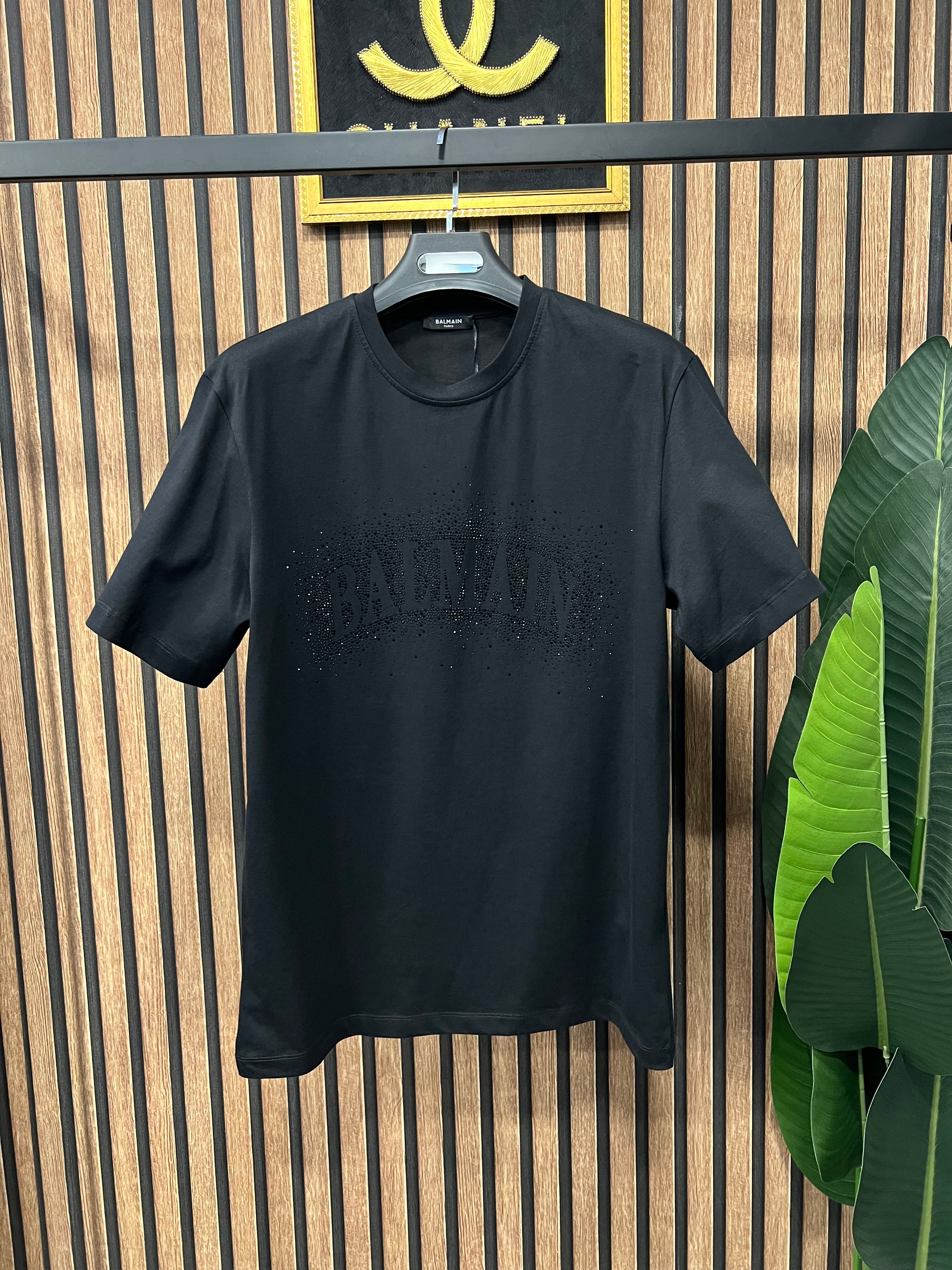 T-shirt Balmain crystal b-1014