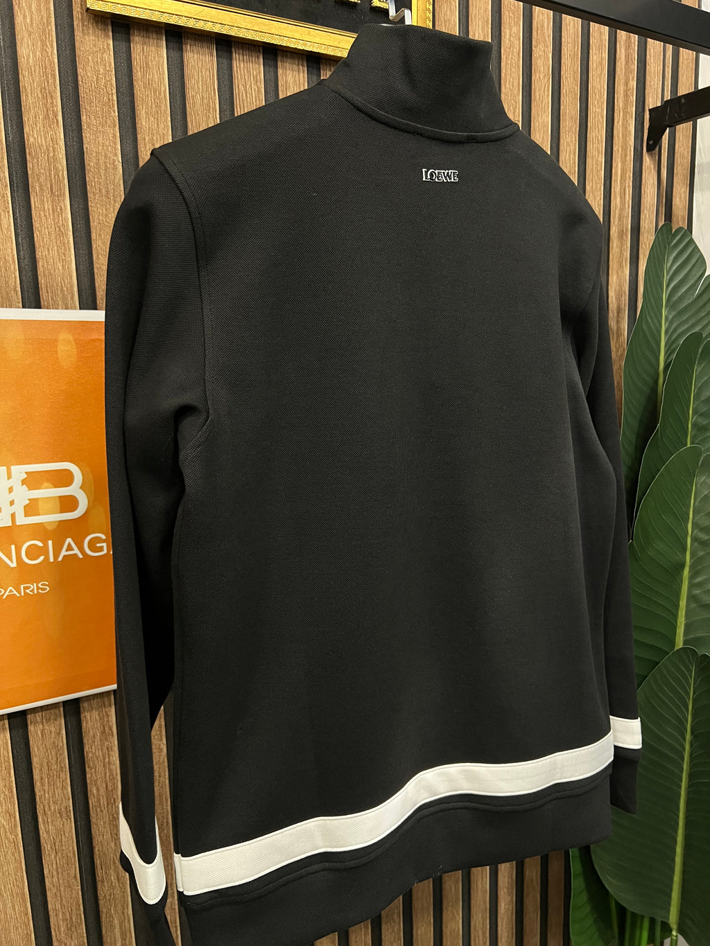 Loewe πικέ μπλούζα με φερμουάρ στο γιακά l-407