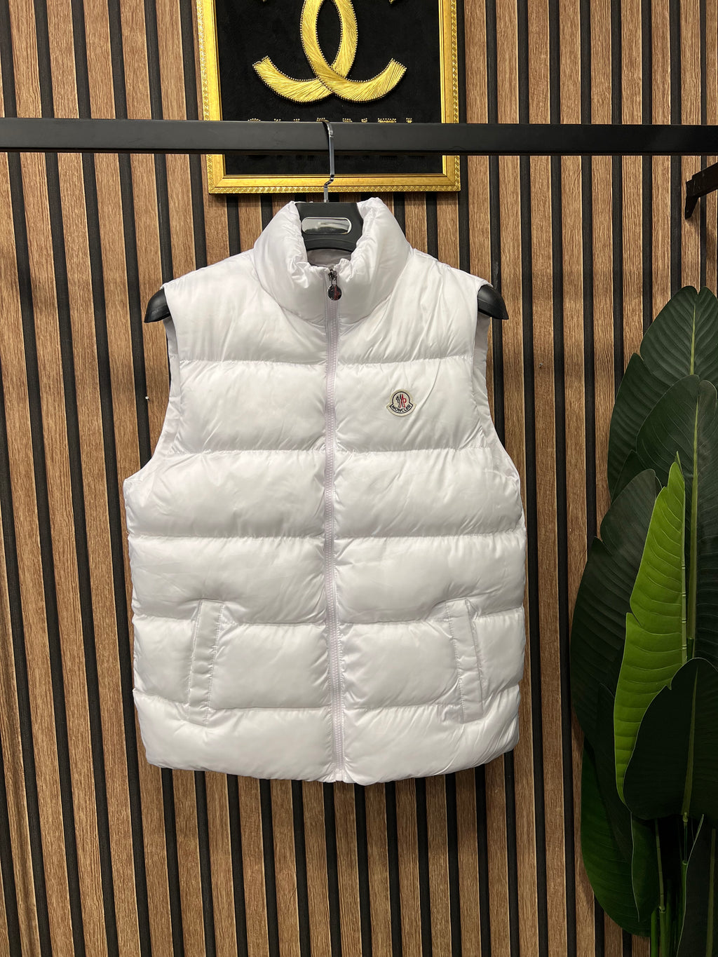 Αμάνικο Moncler white m-5443