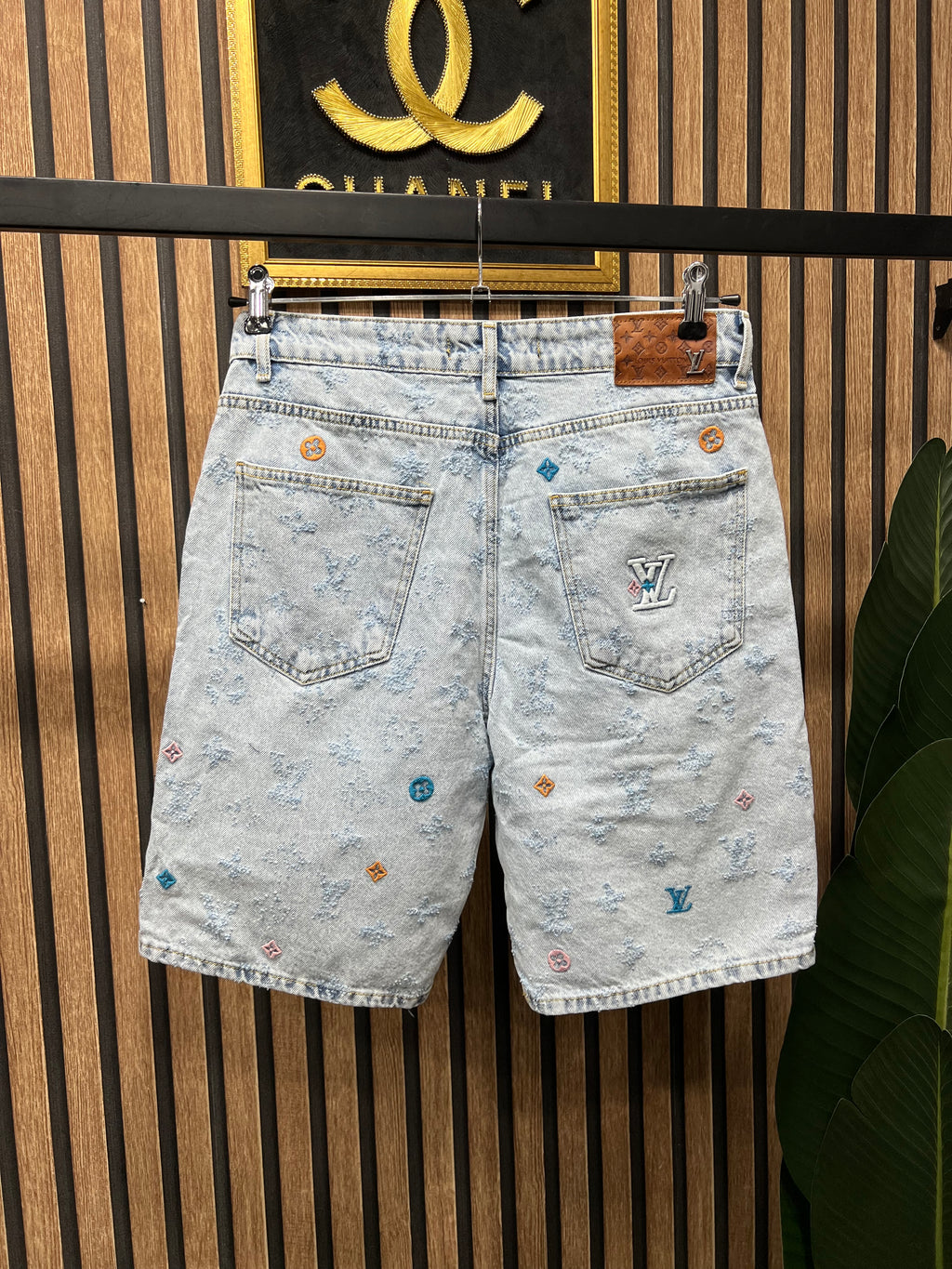Louis Vuitton jeans βερμούδα L-225