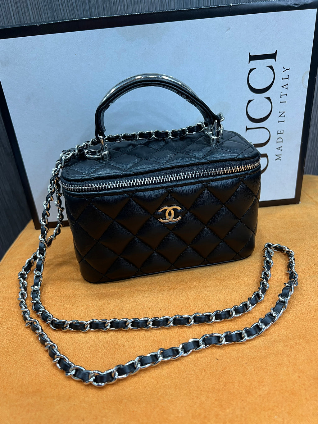Τσάντα Gucci Classic Top Handle Vanity Case g-3049