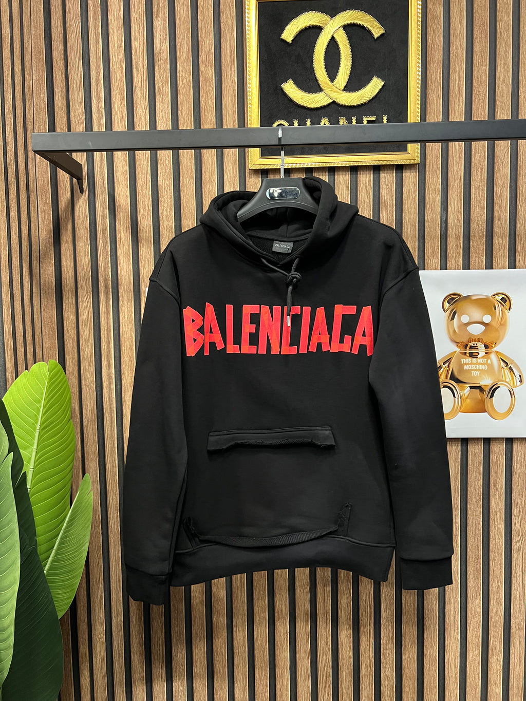 Balenciaga Φούτερ με κουκούλα b-11
