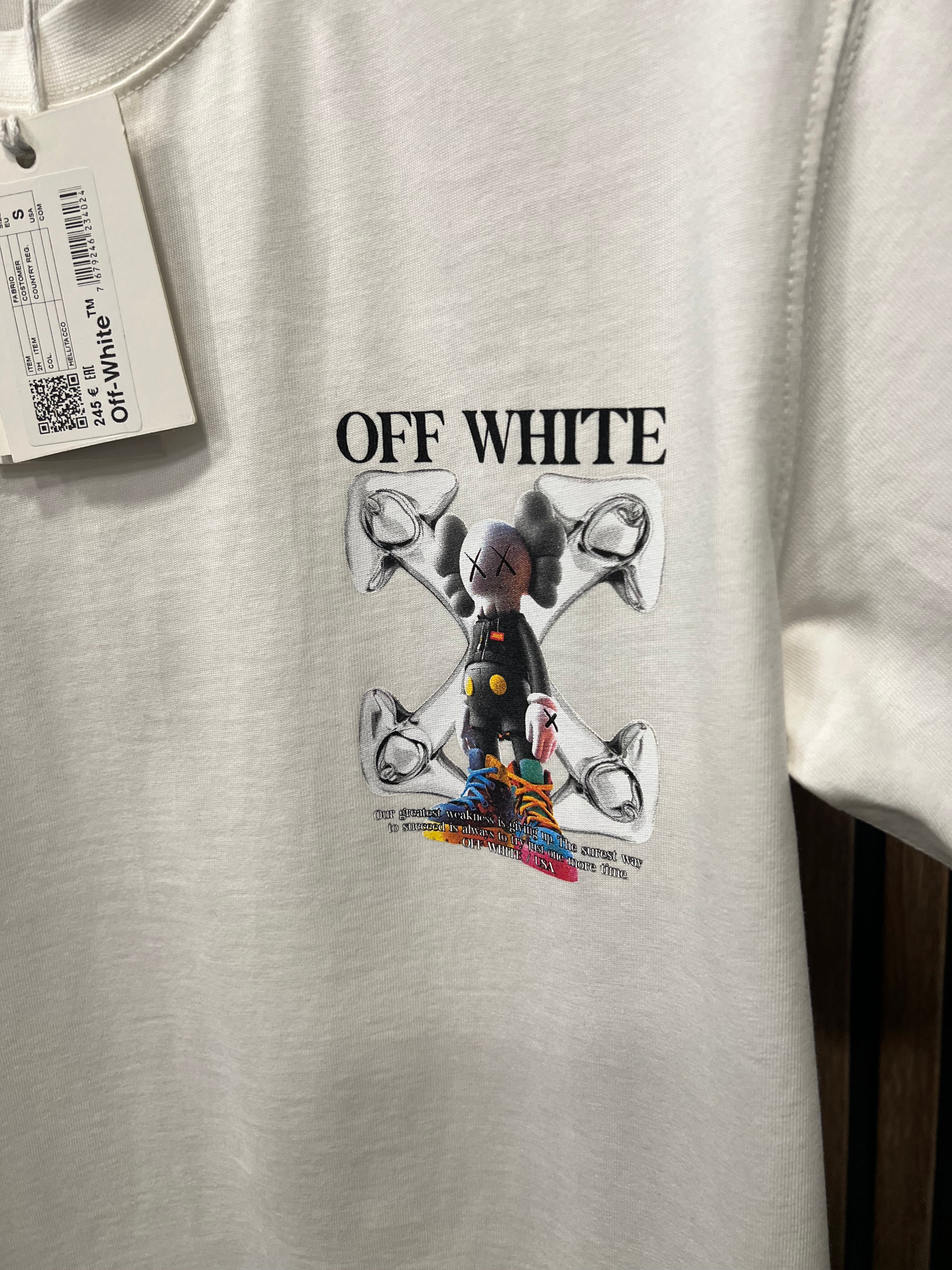 T-shirt Off White Kaws o-1006