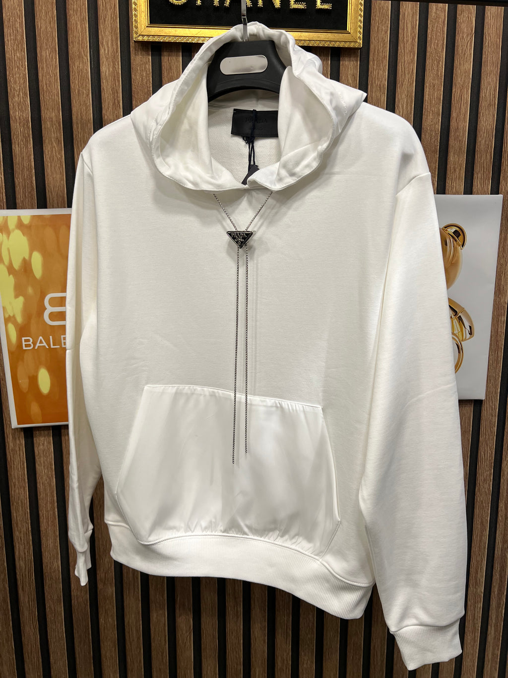 Prada φούτερ με αξεσουάρ p-30