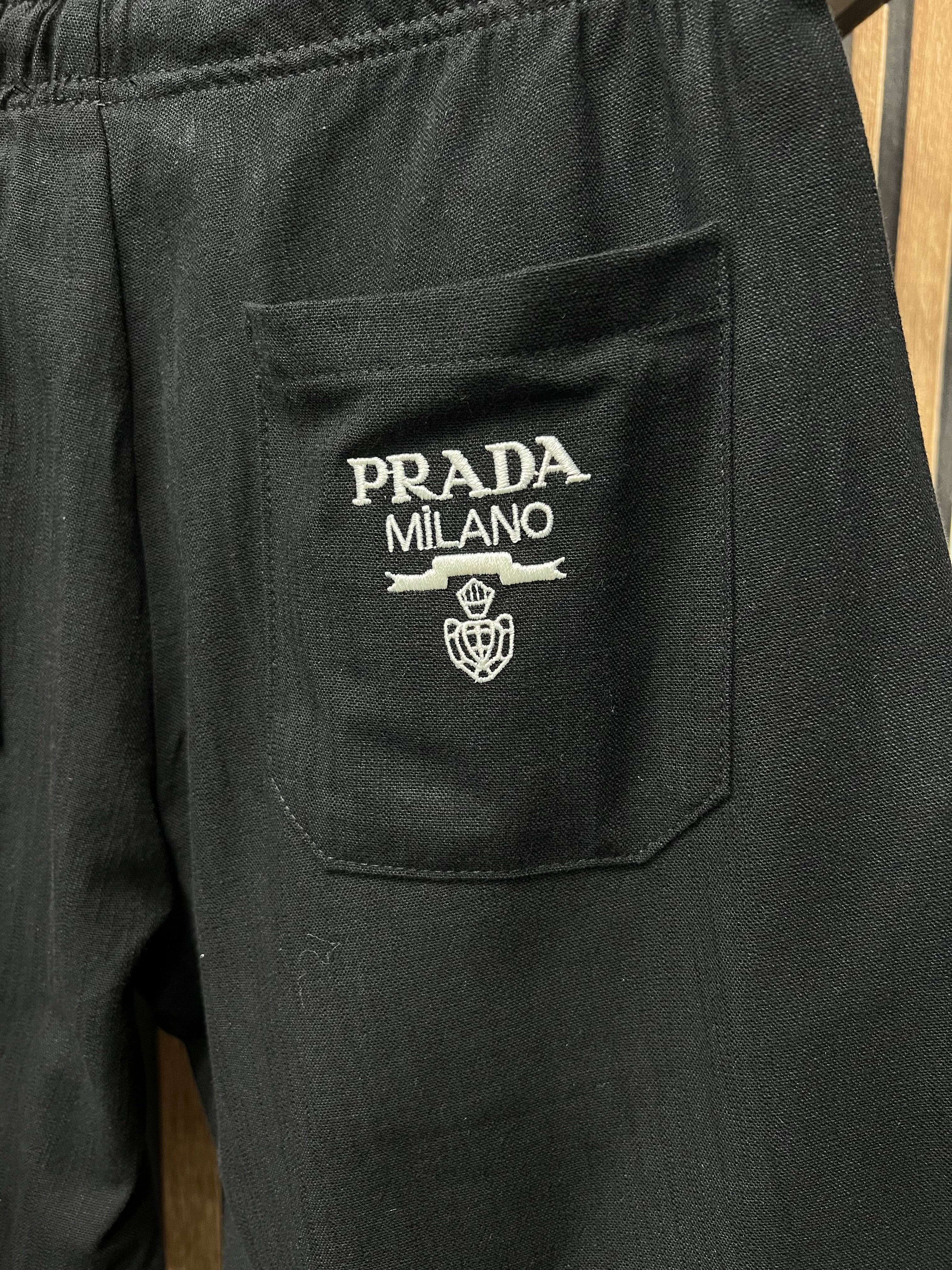 Prada σετ πουκάμισο με βερμούδα p-2783