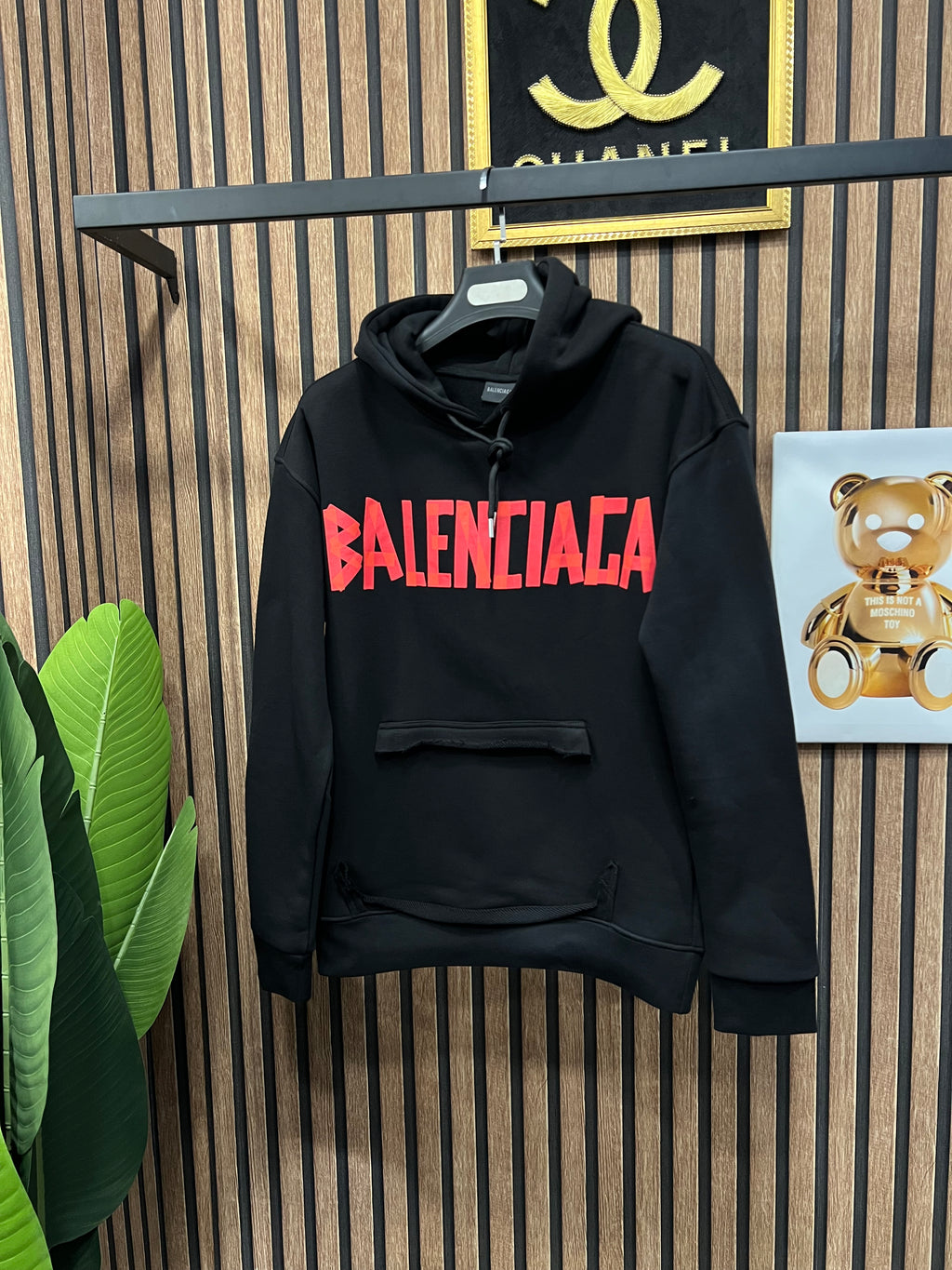 Balenciaga Φούτερ με κουκούλα b-11