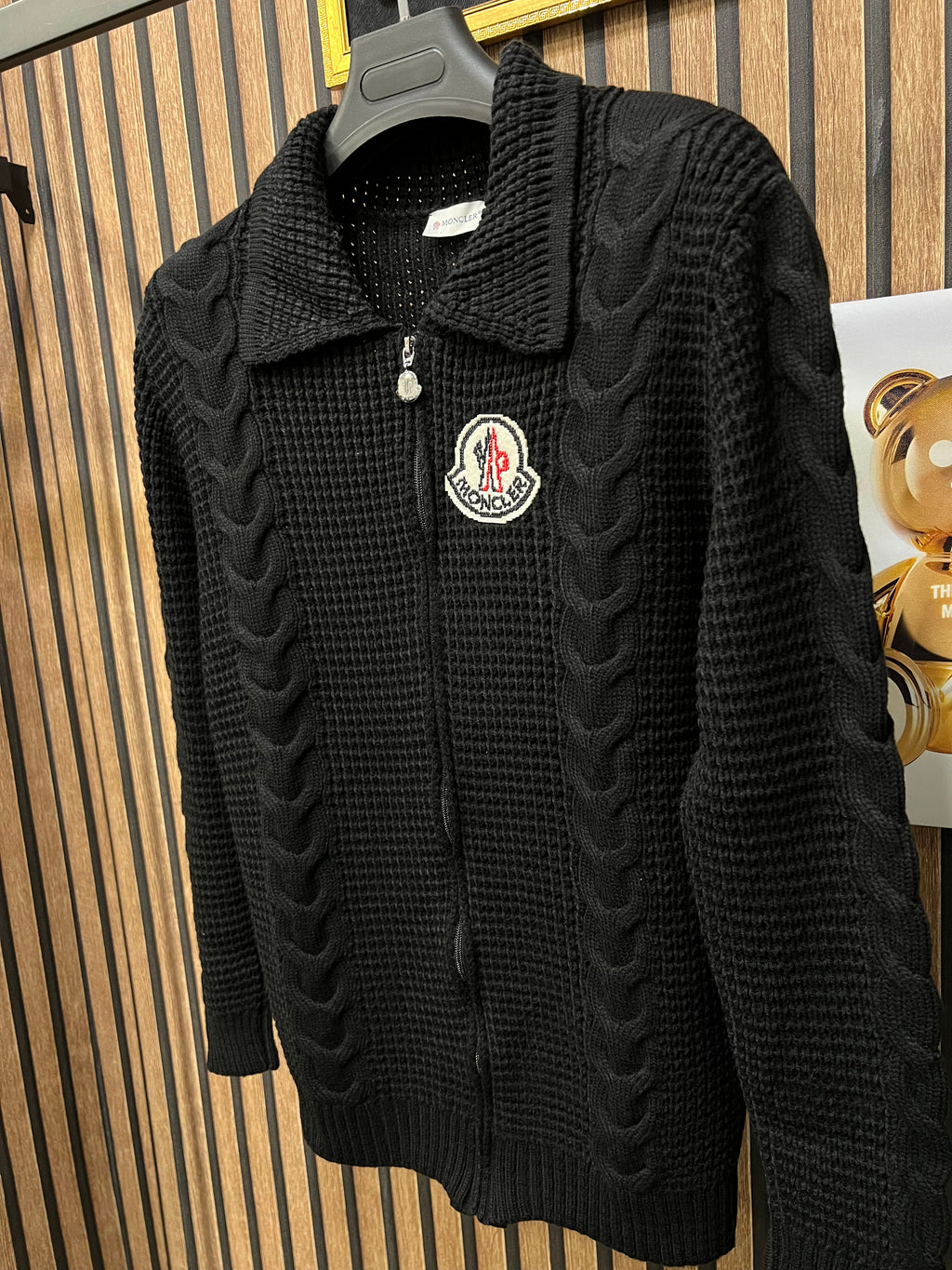 Moncler πλεκτή ζακέτα m-1018