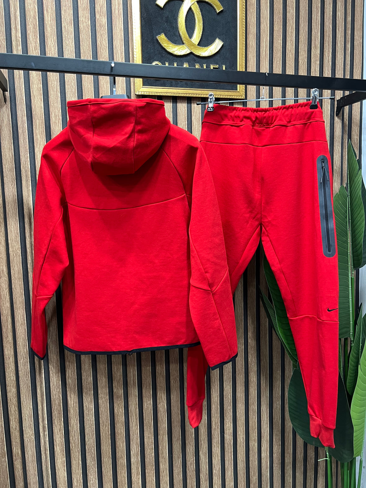 Nike tech fleece red  n-3007