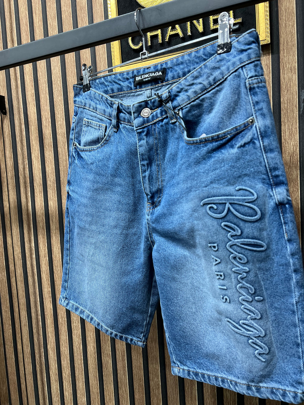 Balenciaga jeans βερμούδα b-226