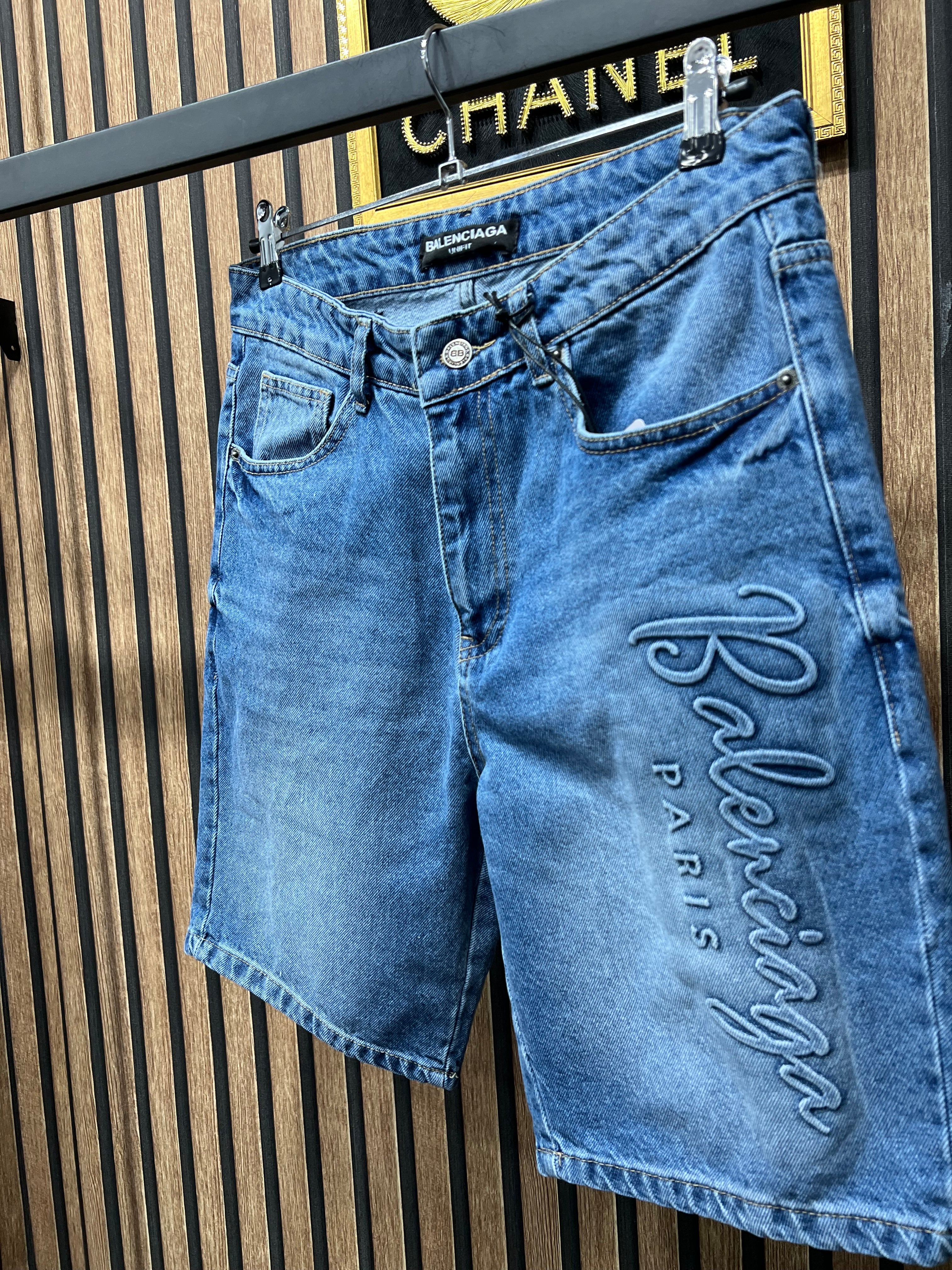Balenciaga jeans βερμούδα b-226