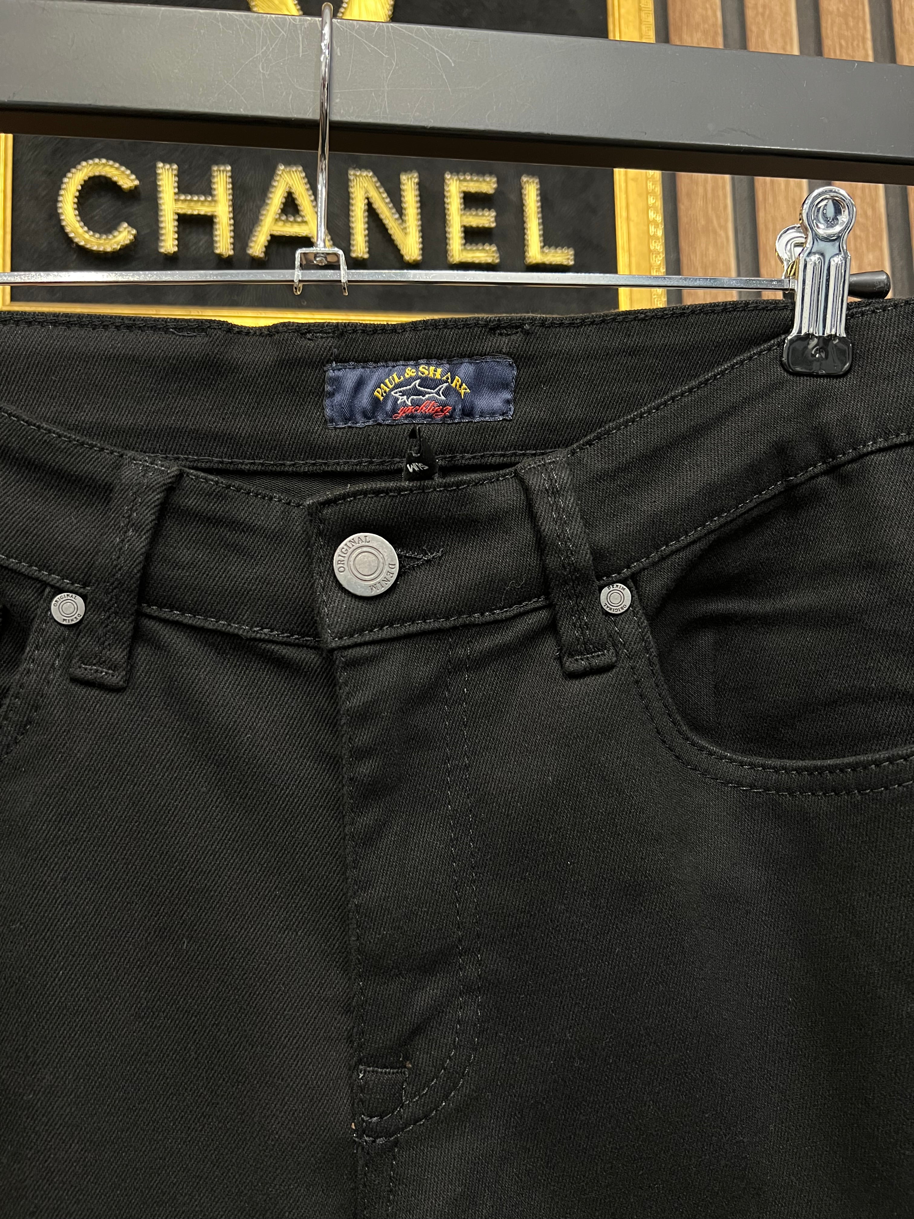 Jeans μαύρο παντελόνι Paul & Shark p-608