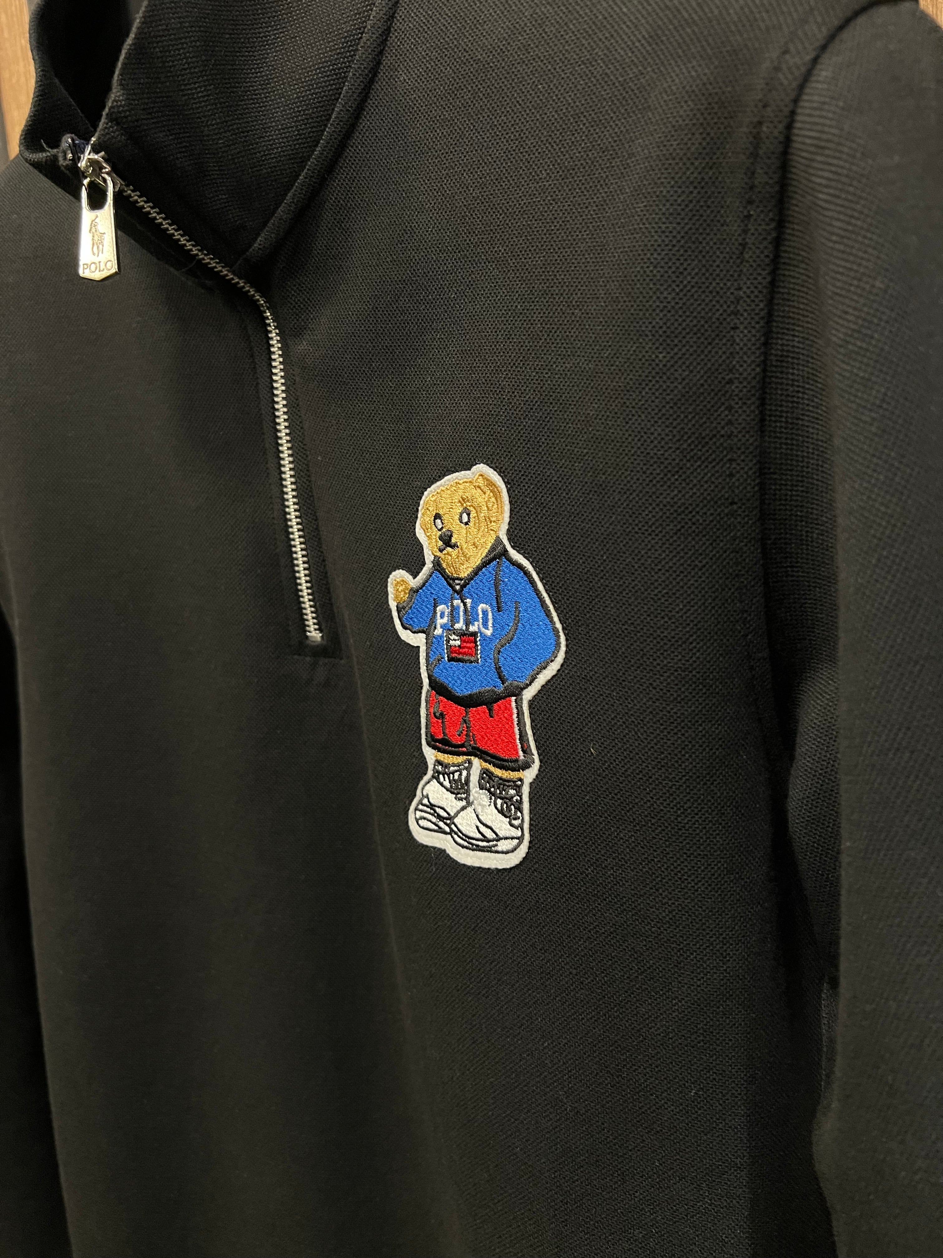 Polo Ralph Lauren μπλούζα με φερμουάρ στο γιακά p-18