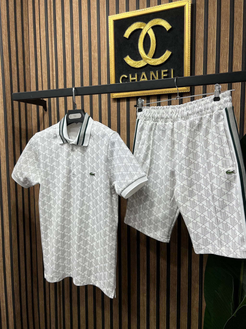 Lacoste σετ με βερμούδα l-224