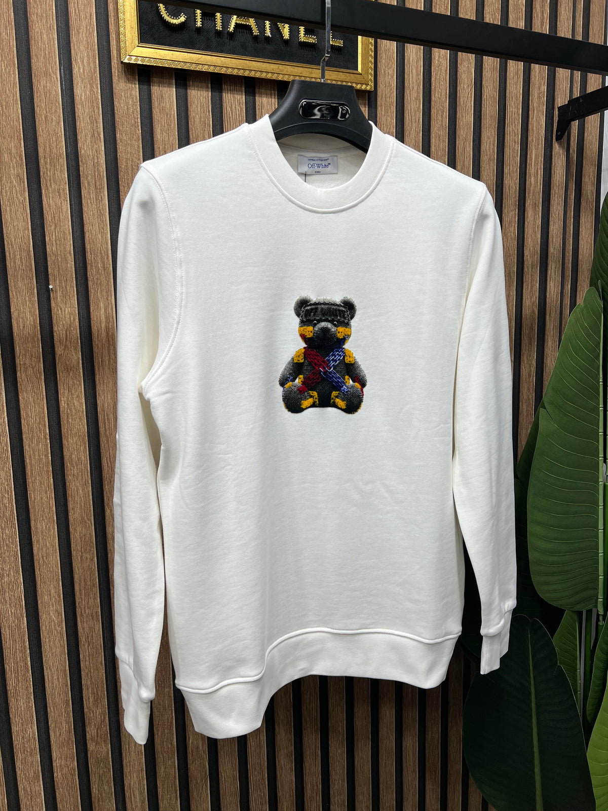 Off White bear φούτερ I-1163