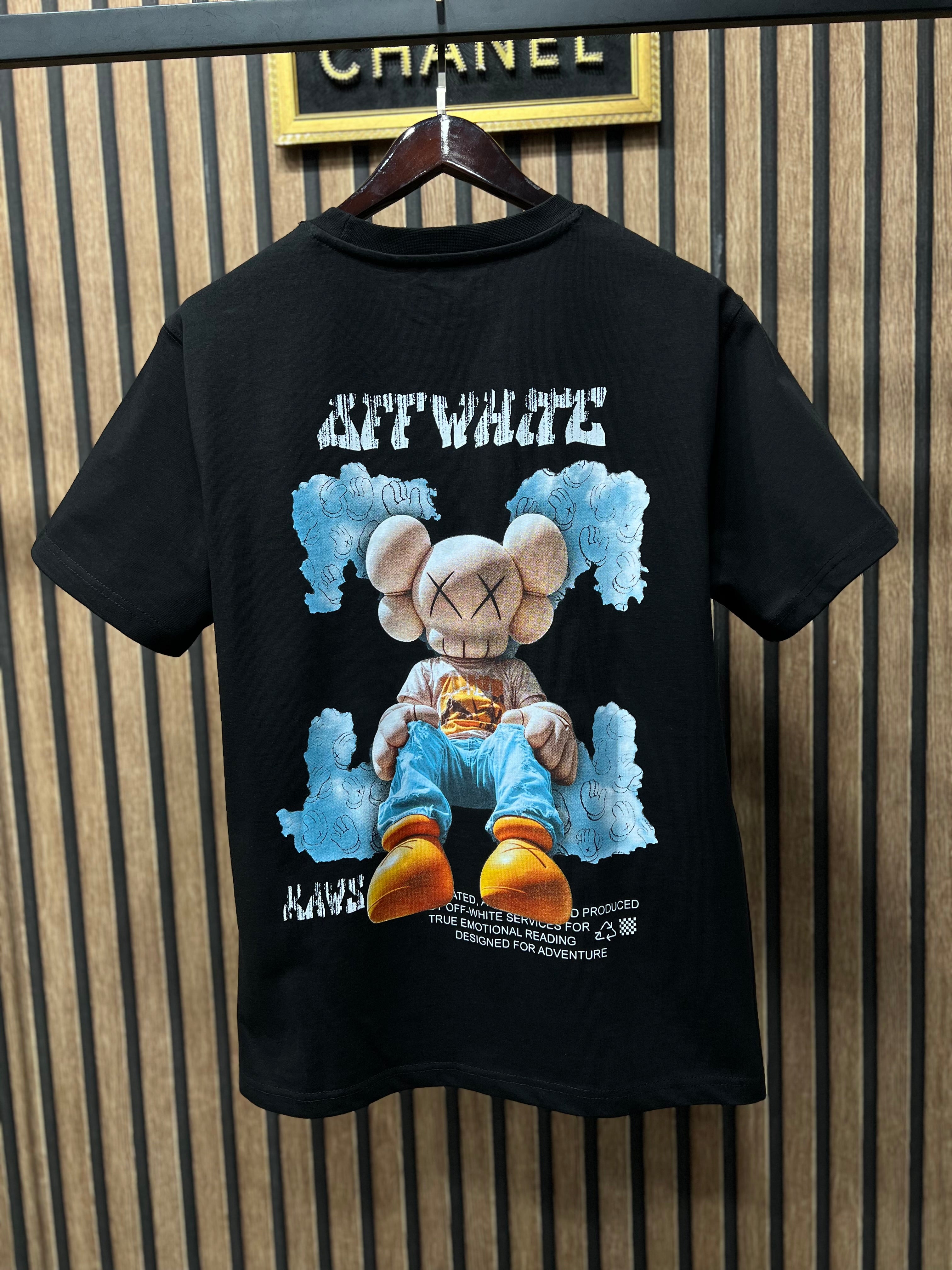 T-shirt Off White  Kaws o-2886