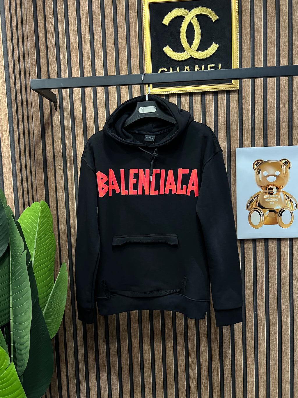 Balenciaga Φούτερ με κουκούλα b-11