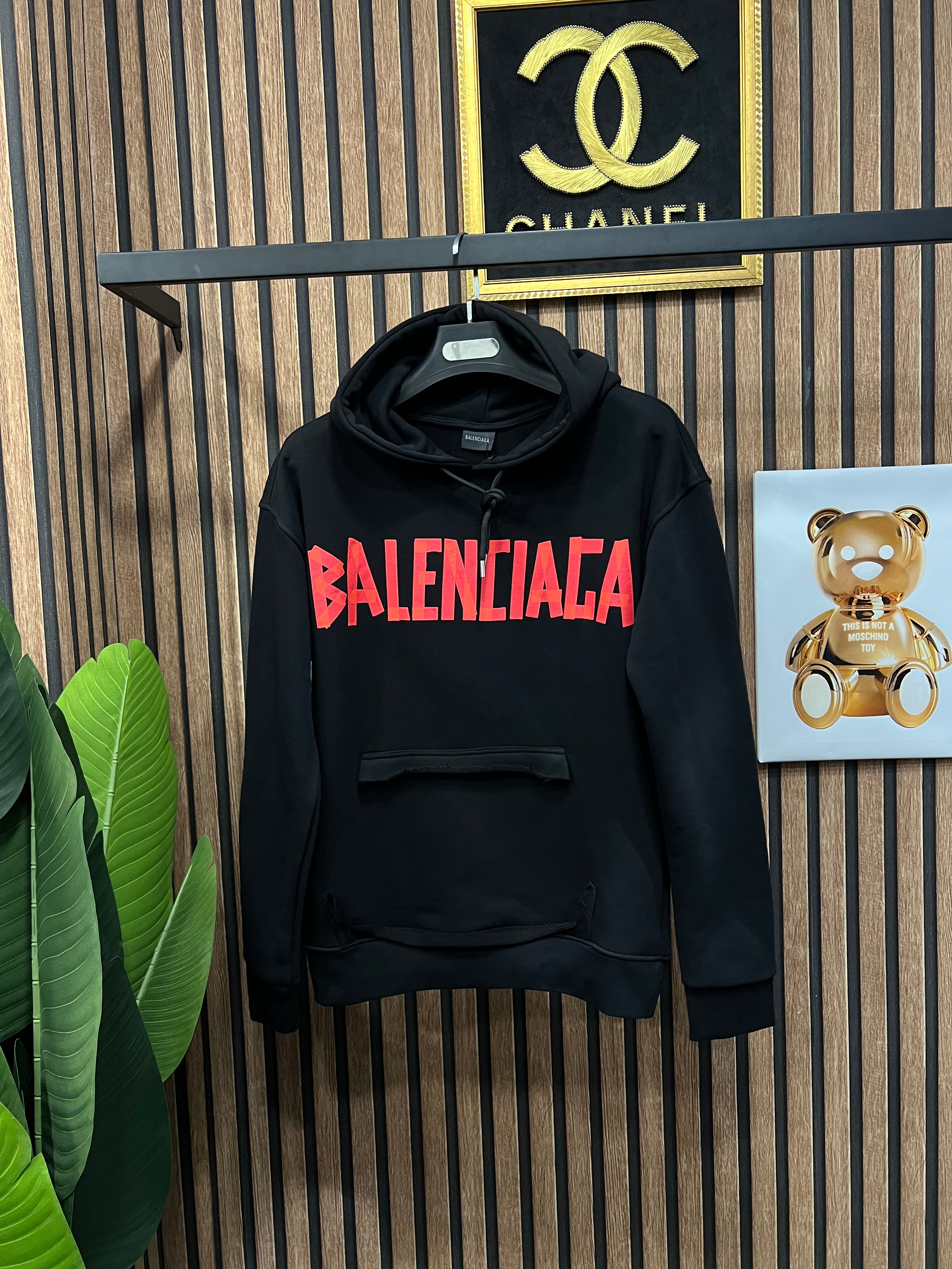 Balenciaga Φούτερ με κουκούλα b-11
