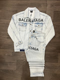 Balenciaga jeans σετ b-4467