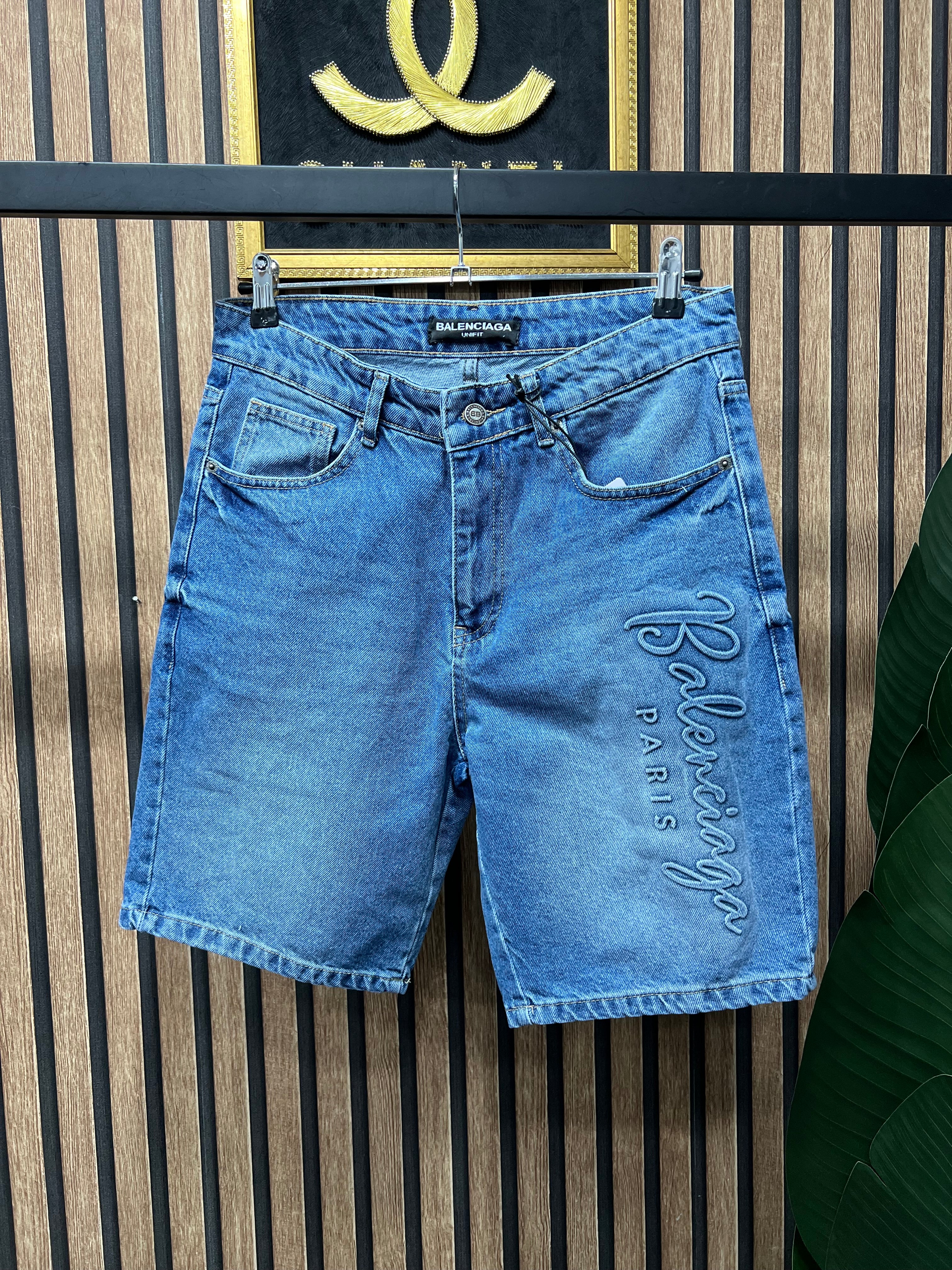 Balenciaga jeans βερμούδα b-226