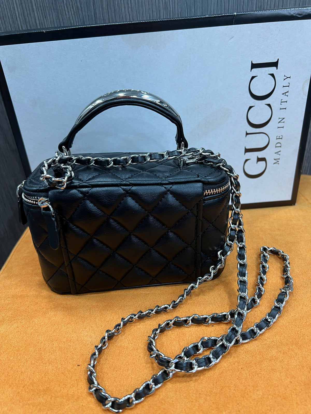 Τσάντα Gucci Classic Top Handle Vanity Case g-3049