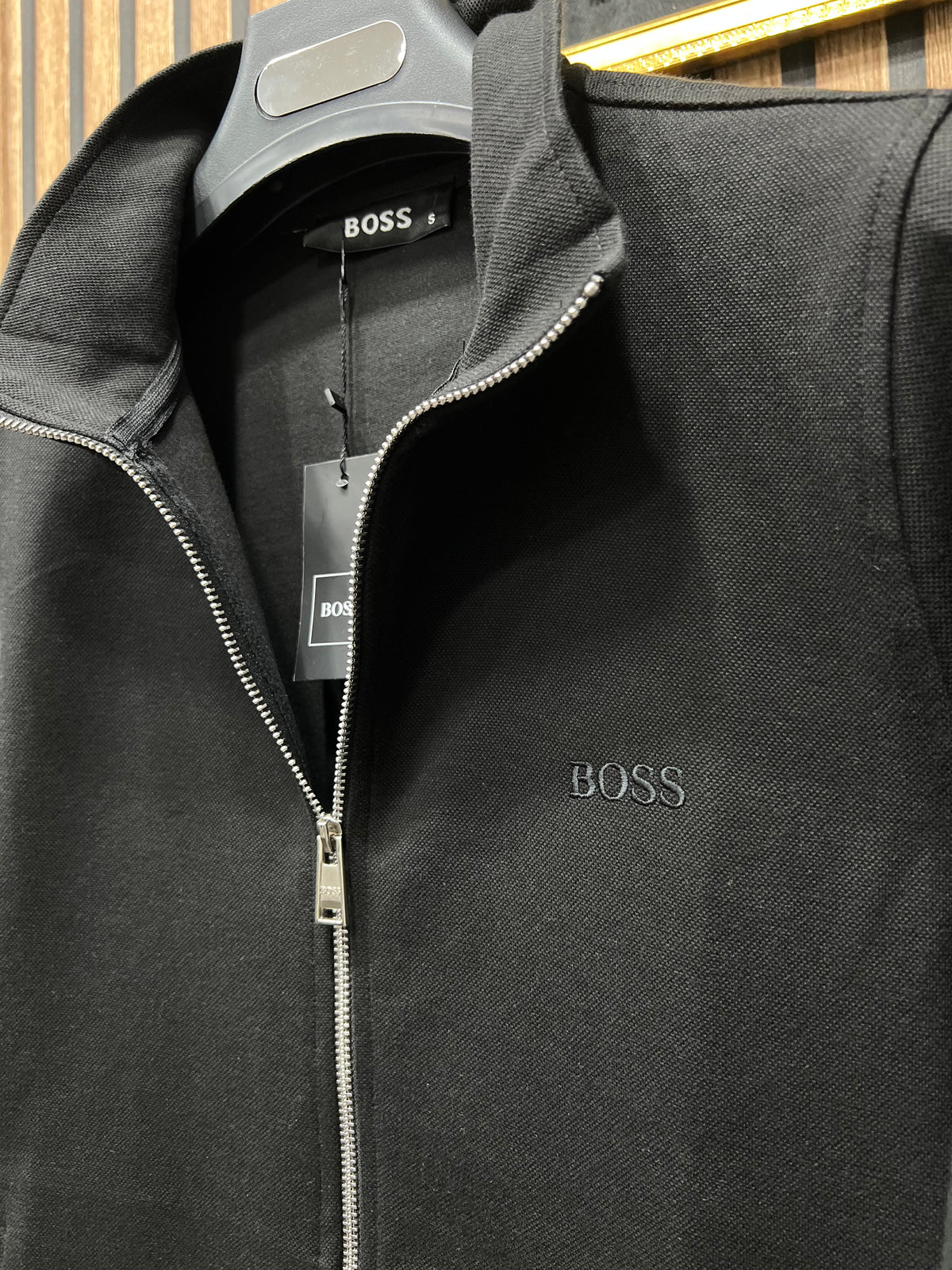 Boss ζακέτα πικέ b-5566