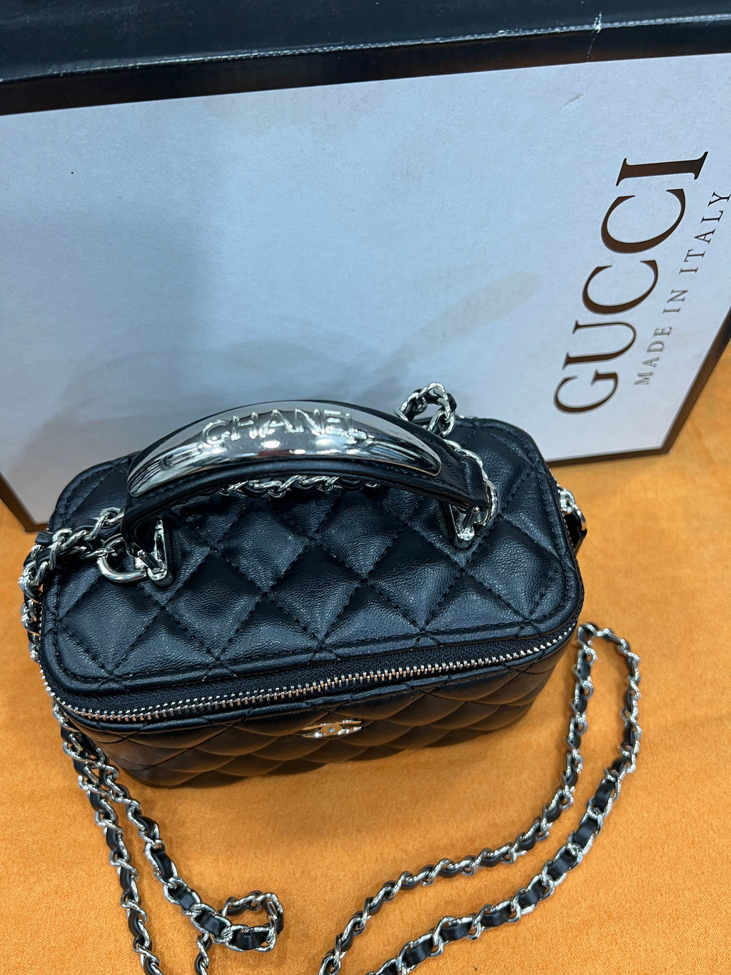 Τσάντα Gucci Classic Top Handle Vanity Case g-3049