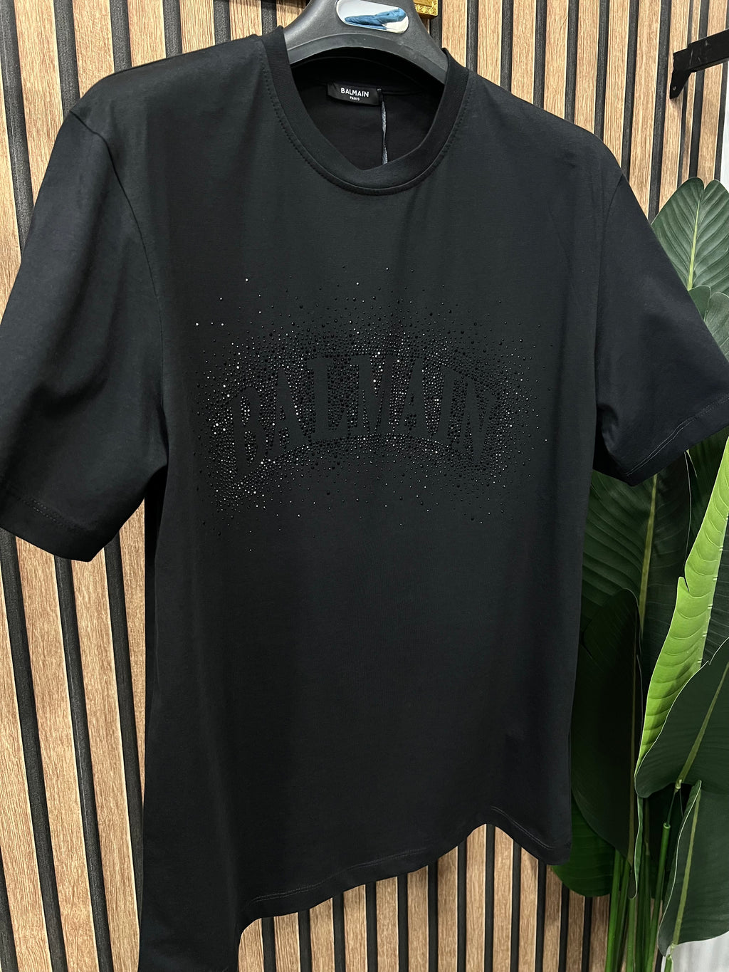 T-shirt Balmain crystal b-1014