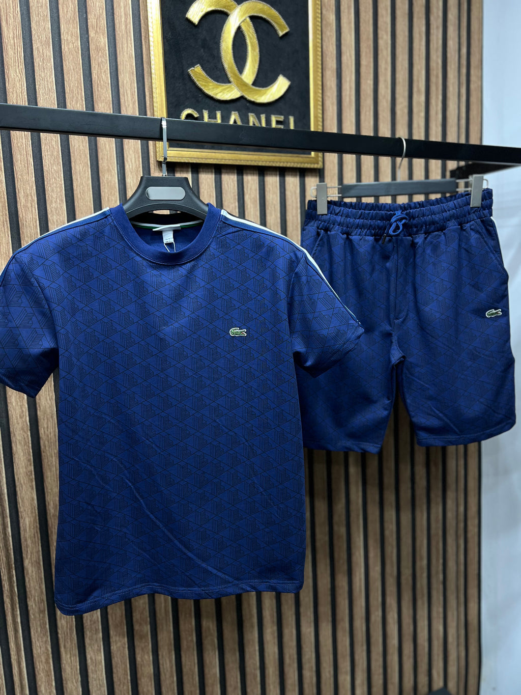Lacoste σετ με βερμούδα l-2787