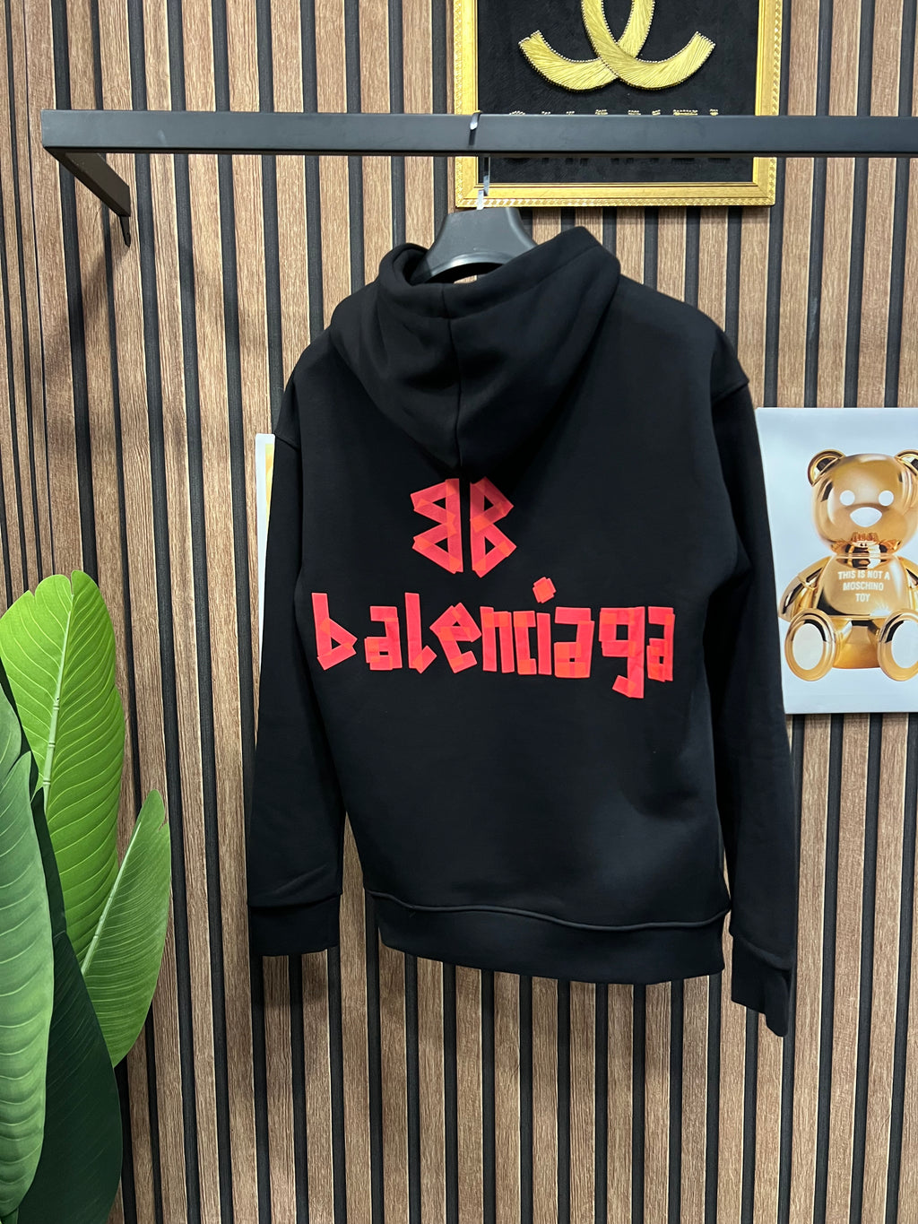 Balenciaga Φούτερ με κουκούλα b-11