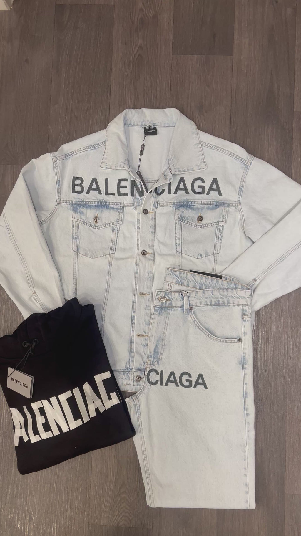 Balenciaga jeans σετ b-4467