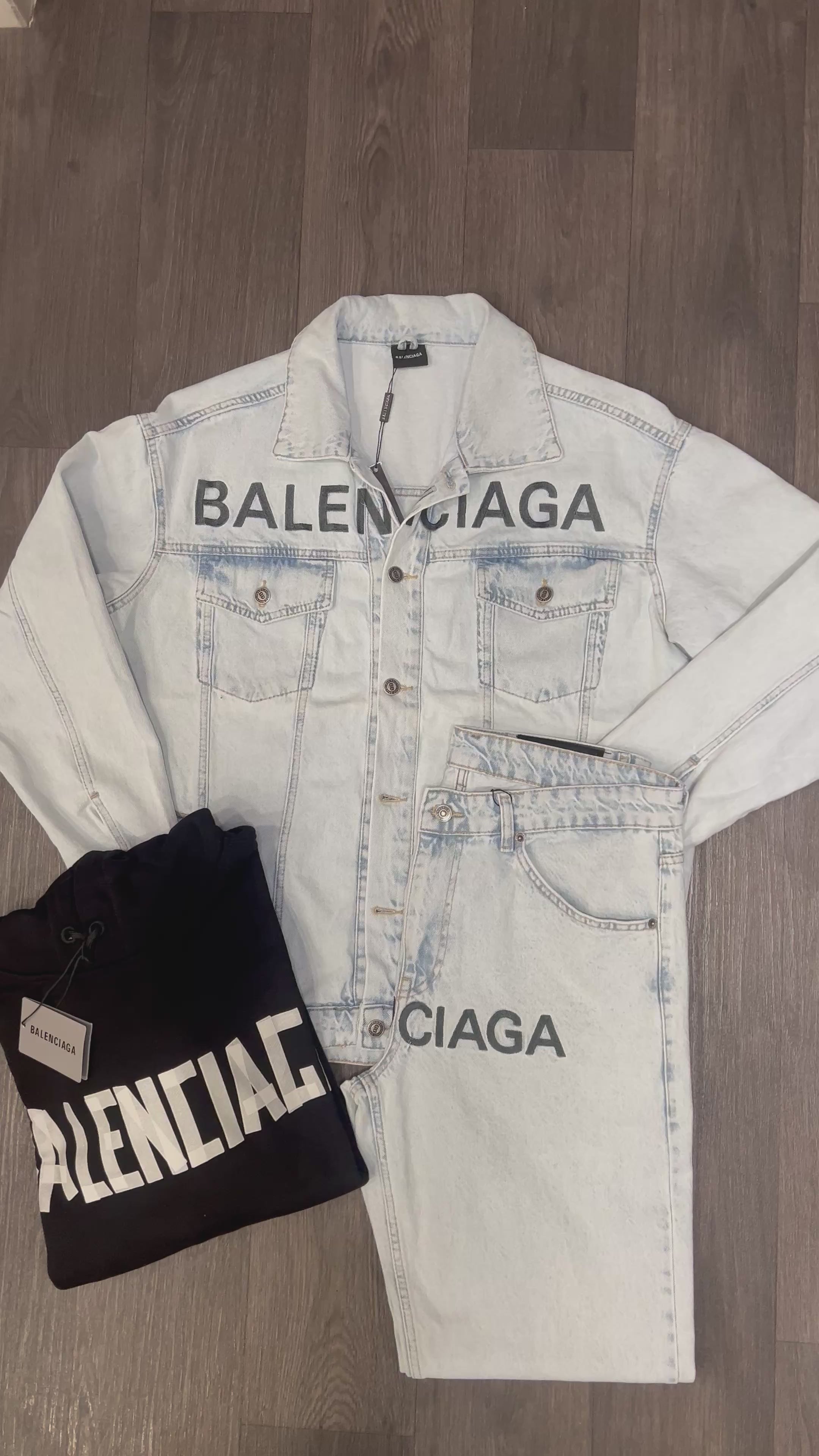 Balenciaga jeans σετ b-4467